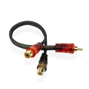 1 Male to 2 Female RCA Splitter